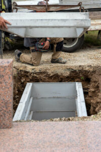 preparation du tombe