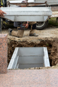 preparation du tombe